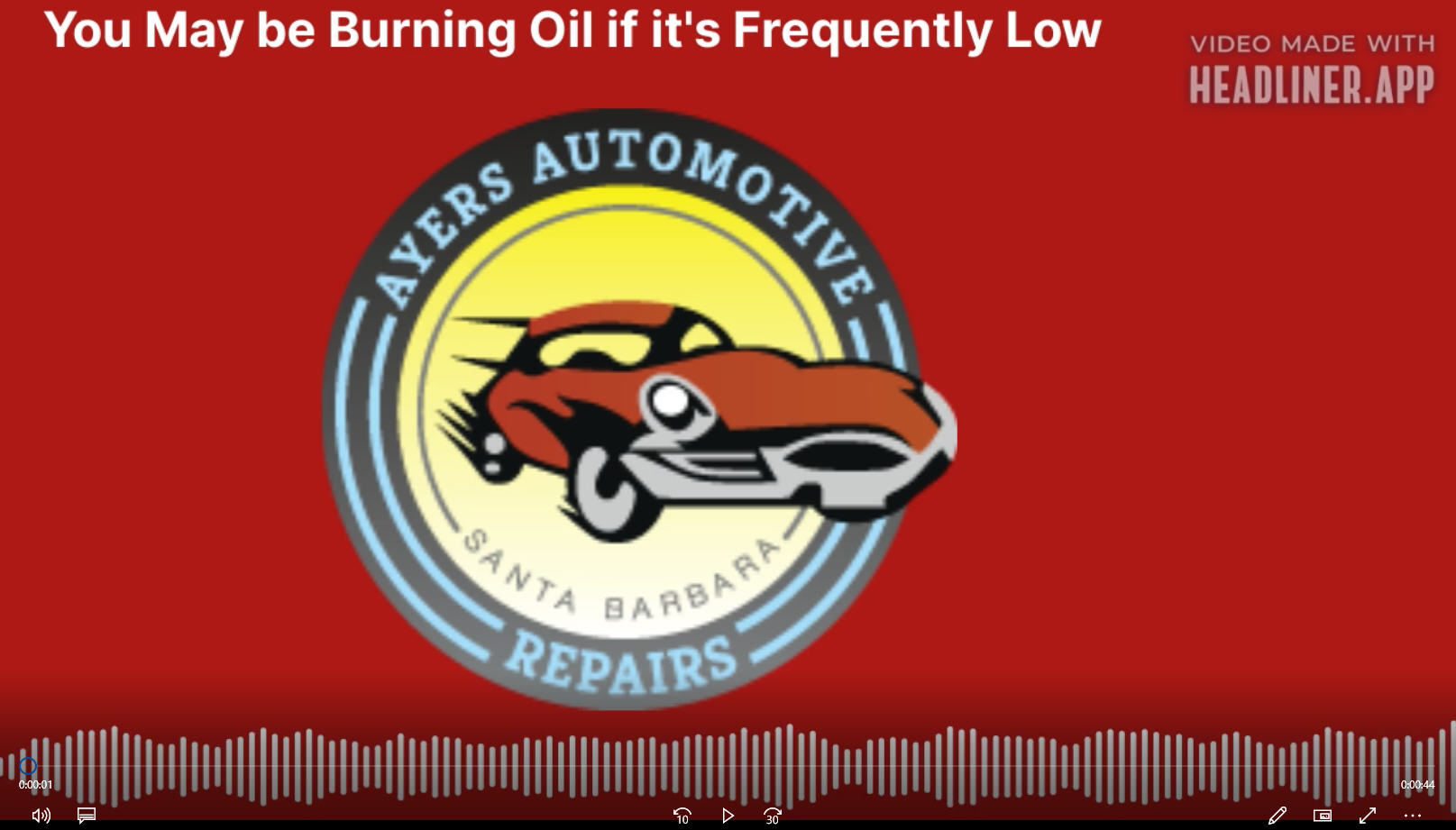 Ayers Auto Tip Of The Week Synthetic Oil
